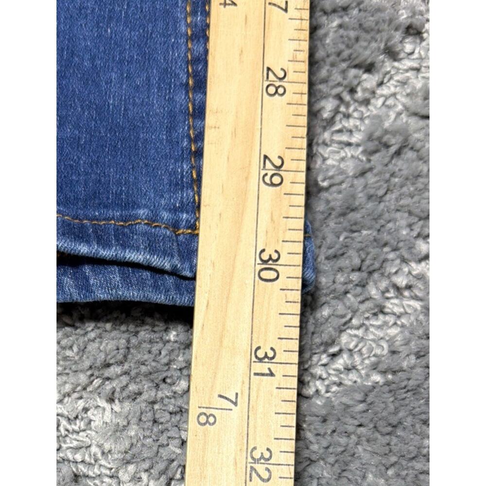 Bamboo Women's 15 Embellished HR Flare Leg Denim Jeans Studded Rhinestones 31x30 - Picture 9 of 10